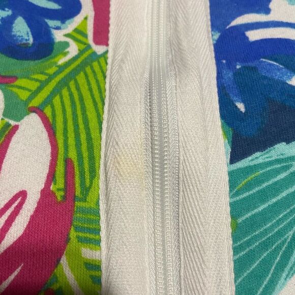 Vintage floral pattern Zip up jacket - Picture 6 of 7